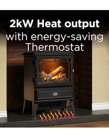 Dimplex OKM20 Oakmead White Electric Stove Fire Suite