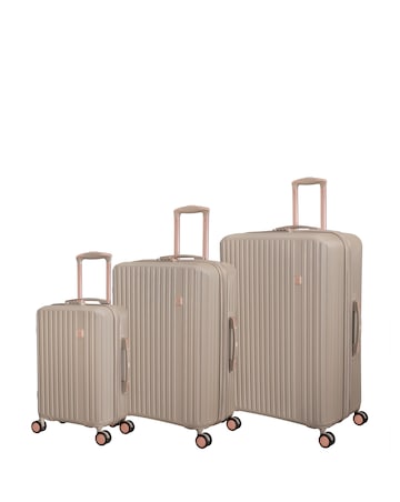 IT Luggage Luxuriate 3pc Suitcase Set - Taupe
