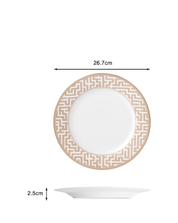 Waterside Gold Maze 20 Piece Dinner Set