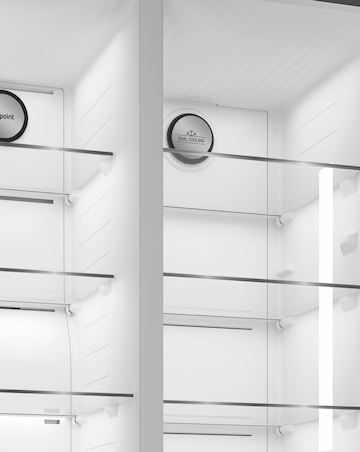 Hotpoint HPG26592XP4UK Dual No Frost American Fridge Freezer - Silver