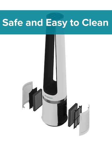 Smart 2-In-1 Air Bladeless Fan