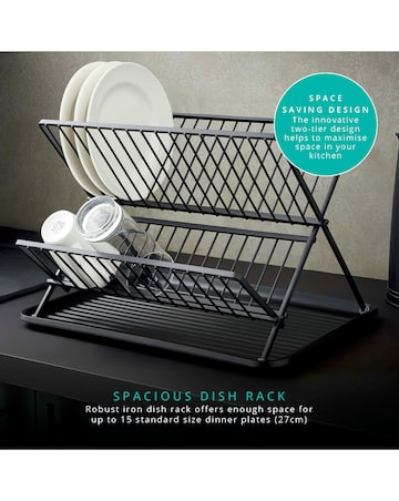 Swan Stealth Collapsible Dish Rack