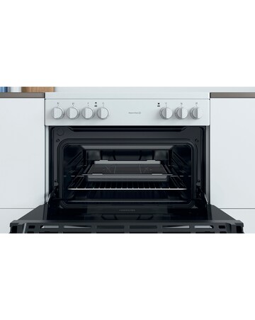 Indesit ID67V9KMW/UK Electric Double Cooker - White