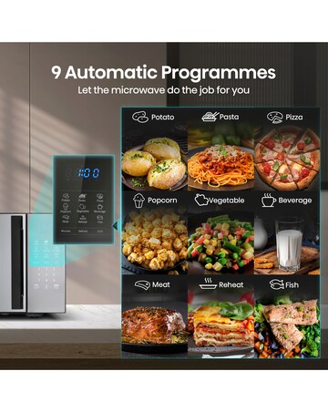 Hisense H20MOMBS4HGUK Black Microwave & Grill 20L