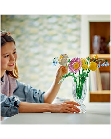 LEGO Botanicals Petite Sunny Bouquet Flower Decor Building Kit for Kids 10347