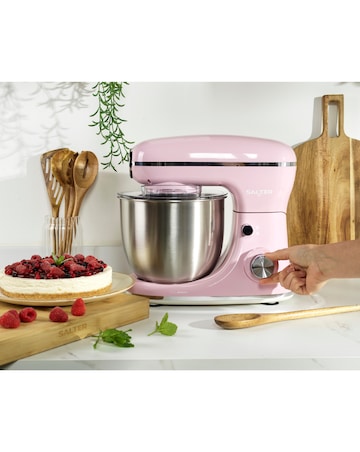 Salter Retro Stand Mixer Pink