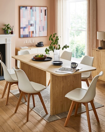 Gray & Osbourn Oslo Panel End Dining Table