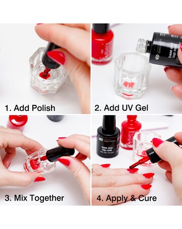 14 Day Gel nail polish set with LED lamp