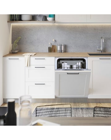 Hisense HV523E15UK Fully Integrated Slimline Dishwasher 10 Place Settings White