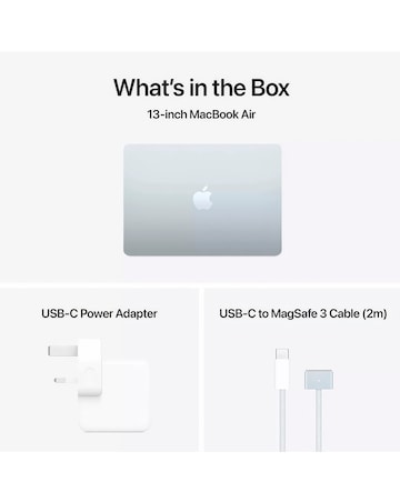 Apple MacBook Air (M4, 2025) 13in 10-Core CPU 8-Core GPU 16GB 256GB - Sky Blue