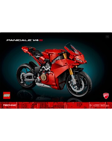 LEGO Technic Ducati Panigale V4 S Motorcycle Model Building Set 42202
