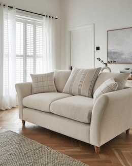 Clover Fabric Scatterback 2 Seater Sofa