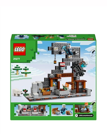 LEGO Minecraft The Pickaxe Mine Gamer-Room Decor, Axe Building Toy 21277