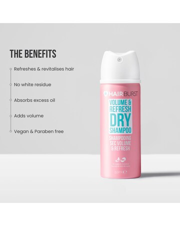 Hairburst Mini Volume & Refresh Dry Shampoo - 50ml