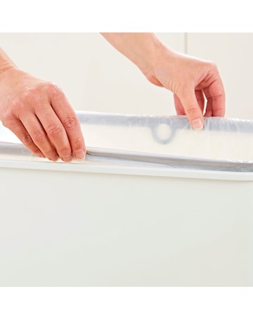 Tower 50L Rectangular Sensor Bin White