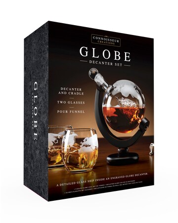 Globe Decanter and Glasses Set
