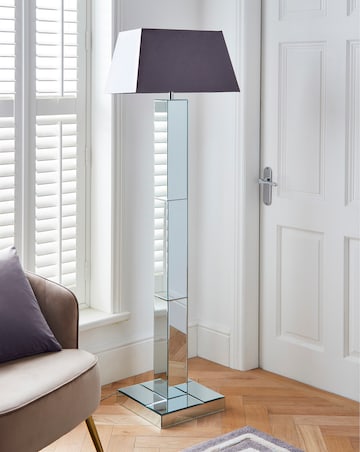 Joanna Hope Mia Mirrored Floor Lamp