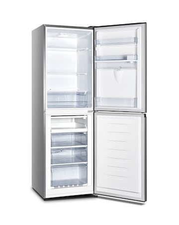 Fridgemaster MC55240DES Fridge Freezer with Water Dispenser- E Rated 175 CM