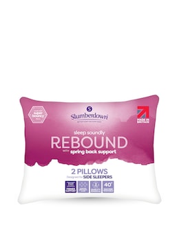 Slumberdown Sleep Soundly Rebound Firm Support Pillows - 2 Pack