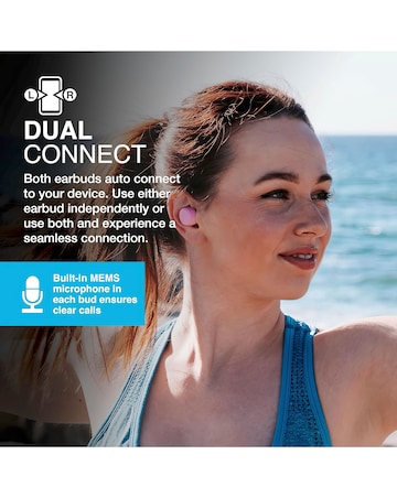 JLAB GO Air Pop True Wireless Earbuds - Pink