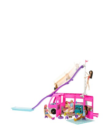 Barbie Dream Camper Vehicle Playset with 60 Accessories