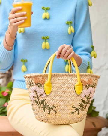 Joe Browns Embroidered Basket Bag