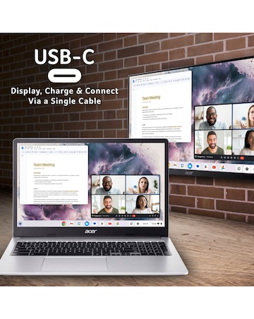 Acer Chromebook 315 - 15.6in FHD Intel Celeron N4500 8GB 128GB