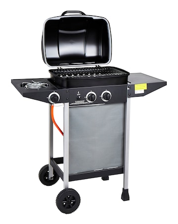 2 Burner Gas BBQ with Side Burner