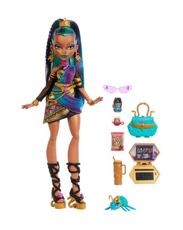 Monster High Doll Nefera De Nile with Pet Fashion Doll