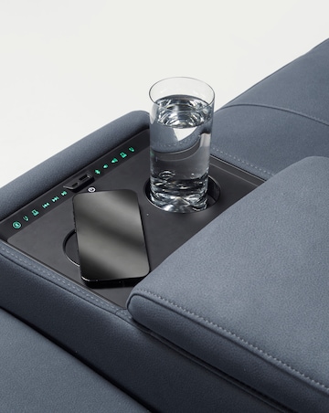 Hindley Power Recliner 2 Seater Sofa with Console