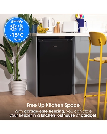 Abode A85UCFZ482E1B 50cm Undercounter Freezer - Black