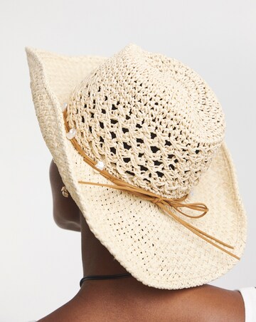 Pearl Detail Western Cowboy Hat