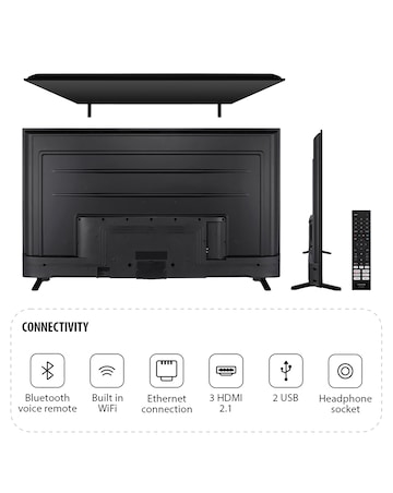 Toshiba 65UV2F53DBU 65in Smart TV 4K UHD HDR LCD Freely TV with Amazon Alexa