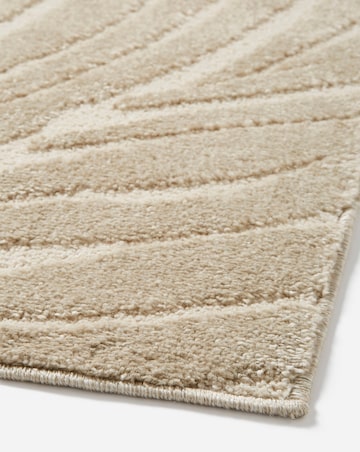 Milan Textured Leaf Rug