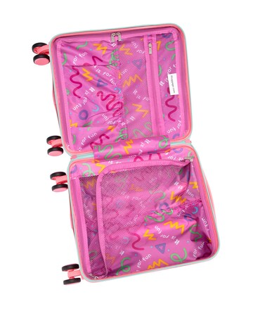 IT Luggage Bobble Bloc Kids 2pc Suitcase Set - Raspberry Rose