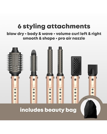 Revamp Dynamic Radiance Pro Blow Dry 7 in 1 Ionic Airstyler