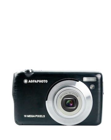 AGFA Photo Realishot DC8200 18MP 8x Zoom Compact Digital Camera - Black