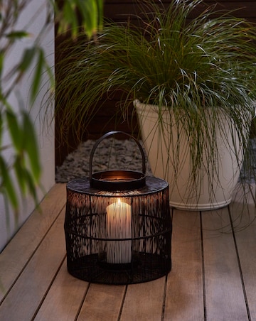 Ivyline Portofino Wirework Lantern H22cm W26cm