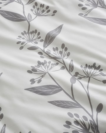 Gray & Osbourn Allium Floral Grey Duvet Set
