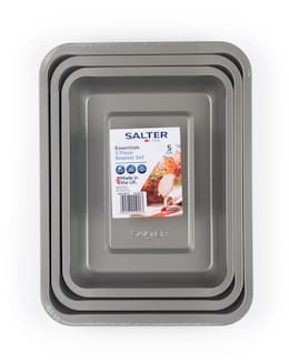 Salter 3 Piece Roaster &amp; Meat Thermometer Bundle
