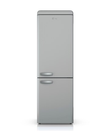 Swan SR11020GRNE Retro 60/40 Fridge Freezer - Grey