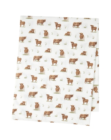 Angus Highland Cow Table Cloth