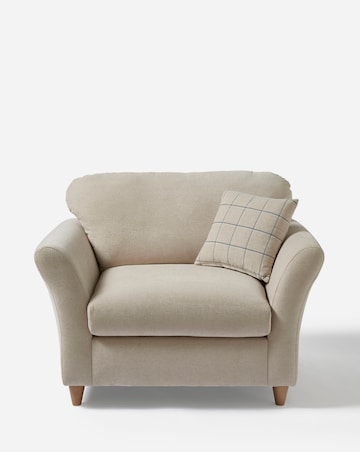 Clover Fabric Scatterback Snuggle Chair