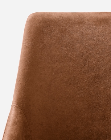 Etta Faux Leather Pair of Dining Chairs