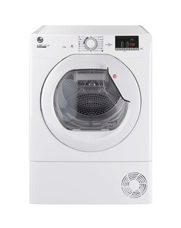 Hoover H-Dry 300 HLEH8A2DE Wifi Connected 8kg Heat Pump Tumble Dryer - White
