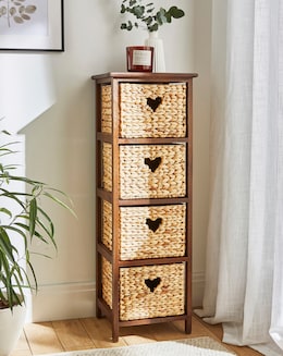 Hyacinth Hearts 4 Drawer Tall unit
