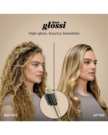 Shark Glam Straight & Waves Multi-Styler 4-In-1 - Gold - HD6041SUK