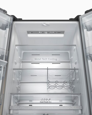 Hisense RF632N4WIE Fridge Freezer - Stainless Steel E Rated
