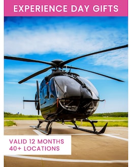 12 Mile Helicopter Flight with a Glass of Bubbly & Chocolates Experience Voucher