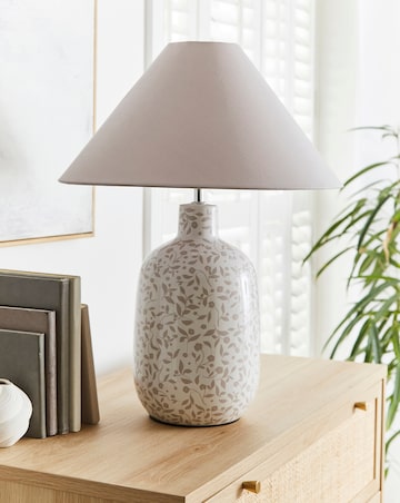 Mae Floral Ceramic Lamp